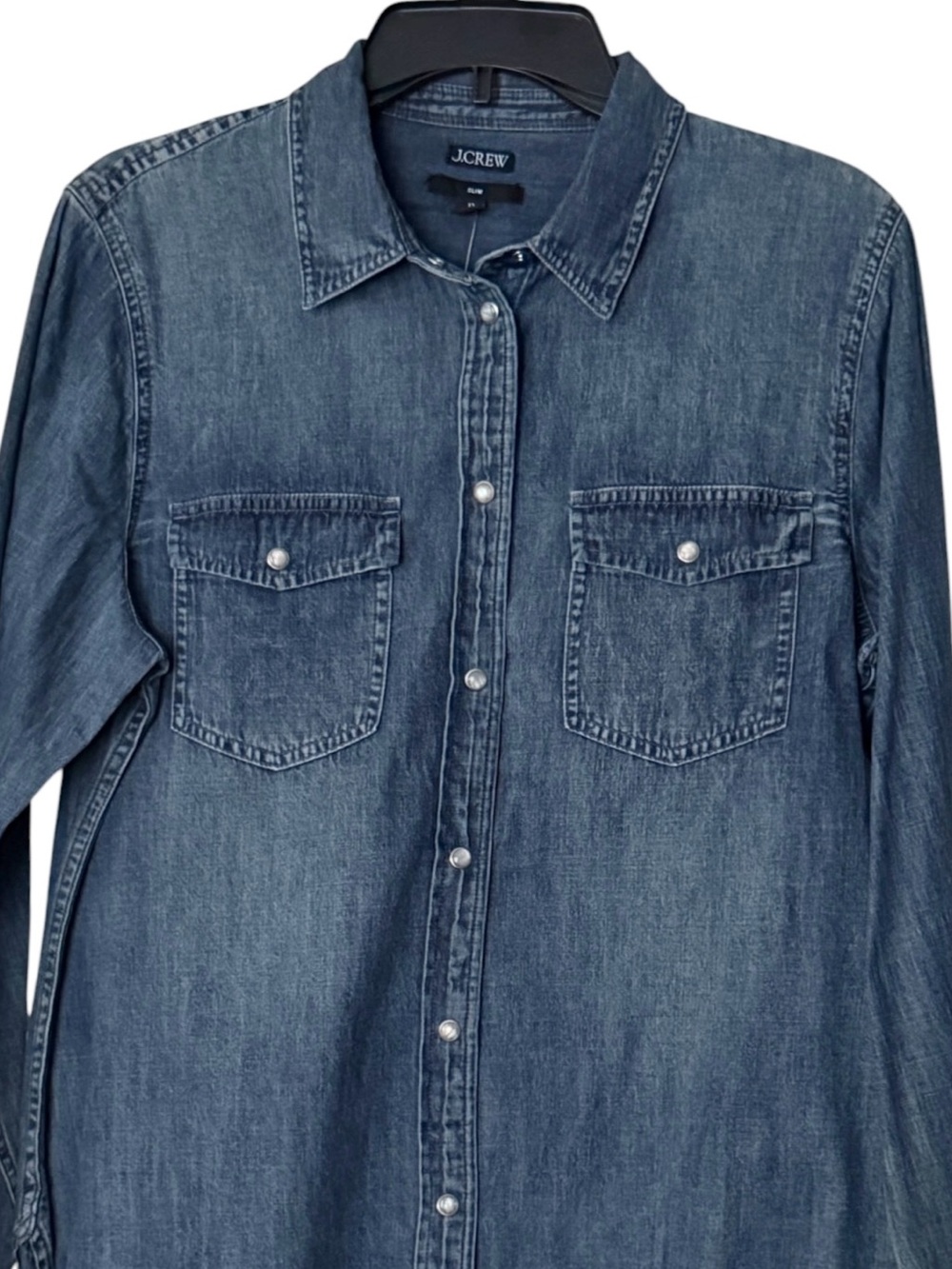 J. Crew Slim-Fit Chambray Shirt - Picture 4 of 14